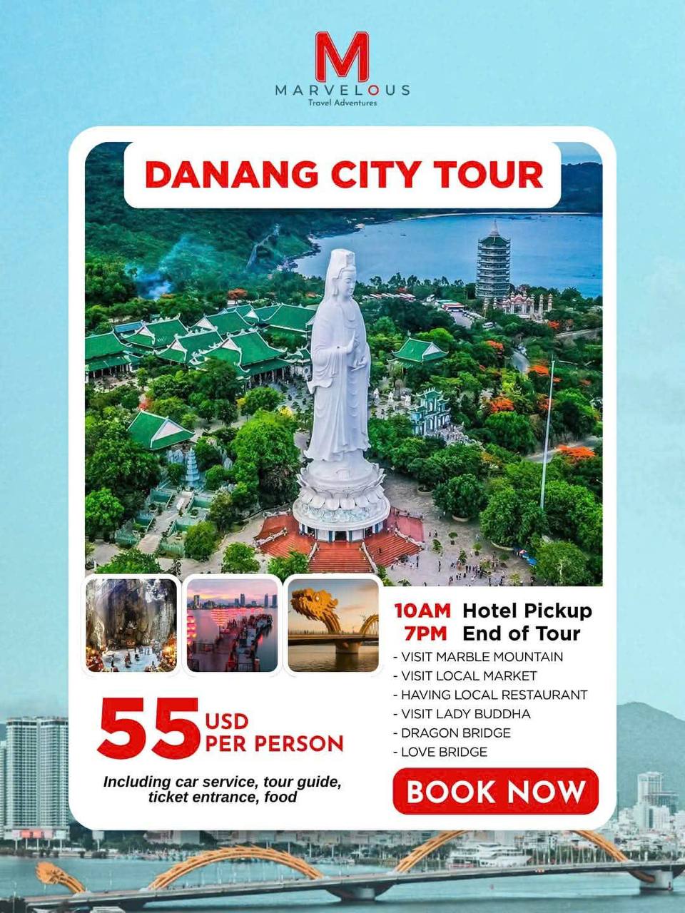 Da Nang City Tour flyer